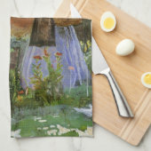 In einem Garten in Cookham von George John Pinwell Geschirrtuch (Viertel Falte)