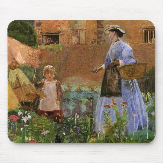 In einem Garten in Cookham von George John Pinwell Mousepad (Vorne)