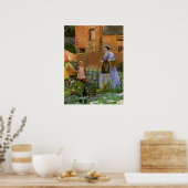 In einem Garten in Cookham von George John Pinwell Poster (Küche)