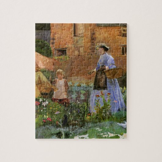 In einem Garten in Cookham von George John Pinwell Puzzle (Vertikal)