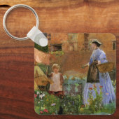 In einem Garten in Cookham von George John Pinwell Schlüsselanhänger (Vorderseite)