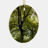 In einem gelben Ahornbaum Herbst Keramik Ornament (Rechts)