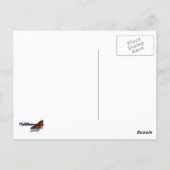In einem gelben Ahornbaum Herbst Postkarte (Rückseite)