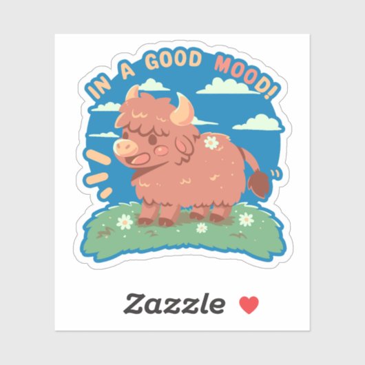 In einem guten MOOd Aufkleber (Blatt)