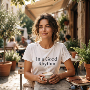 In einem guten Rhythmus Minimalistischer Herren Gr T-Shirt