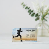 In einem Herzschlag - Personal Trainer Visitenkarte (Stehend Vorderseite)