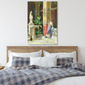 In einem Hof in Pompeji, 1878 Leinwanddruck (Insitu (Schlafzimmer))