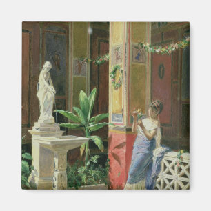 In einem Hof in Pompeji, 1878 Magnet