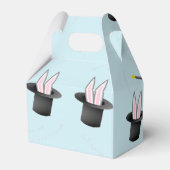 In einem Hut mit Zauberstab blau sonnen Geschenkschachtel (Rückseite)