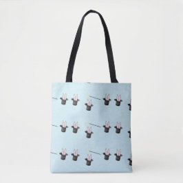 In einem Hut mit Zauberstab blau sonnen Tasche
