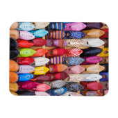 In einem Laden in den Souks gezeigte Schuhe Magnet (Horizontal)