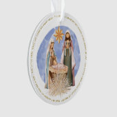 In einem manger Texte ist Nativgold-Text weiß Ornament (Vorderseite)