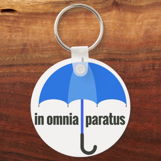 in einem omnia paratus-Schlüsselanhänger Schlüsselanhänger (Vorderseite)