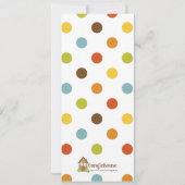 In einem Orchard-Lesezeichen (Robin & Sparrow) Einladung (Rückseite)