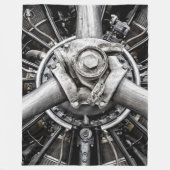 In einem Propeller Fleecedecke (Vorderseite)
