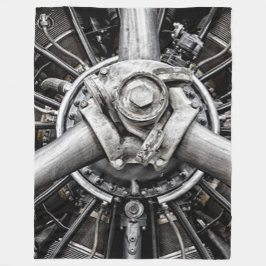 In einem Propeller Fleecedecke