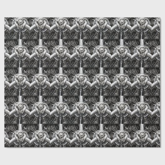 In einem Propeller Geschenkpapier (Flach)