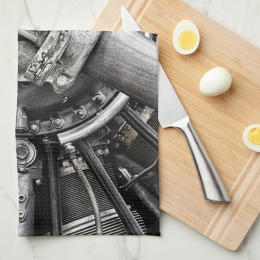 In einem Propeller Geschirrtuch (Viertel Falte)