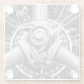 In einem Propeller Glasuntersetzer (Rückseite)