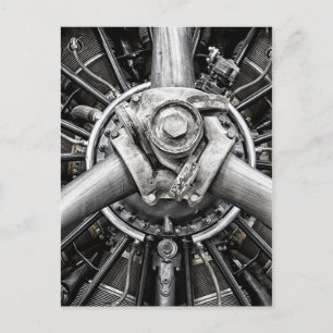 In einem Propeller Postkarte