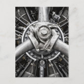 In einem Propeller Postkarte (Vorderseite)