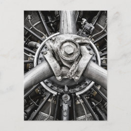 In einem Propeller Postkarte