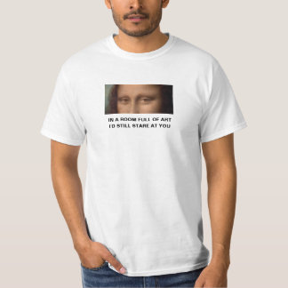 In einem Raum voller Kunst würde ich dich noch ans T-Shirt