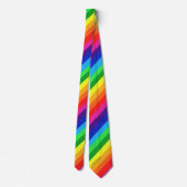 In einem Regenbogen Himmel Streifen Muster Krawatte (Rückseite)