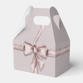 In einem rosa Bogen gefangen Geschenkschachtel