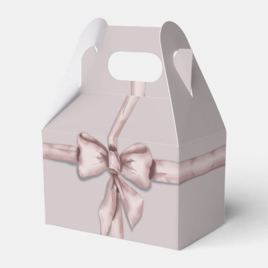 In einem rosa Bogen gefangen Geschenkschachtel (Vorderseite)