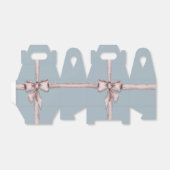 In einem rosa Bogen gefangen Geschenkschachtel (Ungefaltet)