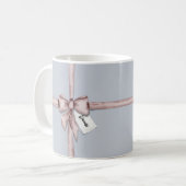 In einem rosa Bogen gefangen Kaffeetasse (Vorderseite Links)