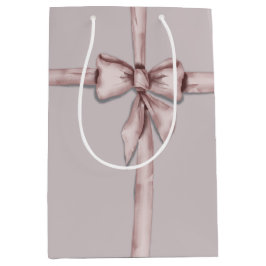 In einem rosa Bogen gefangen Mittlere Geschenktüte