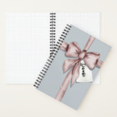 In einem rosa Bogen gefangen Notizblock (Innen)