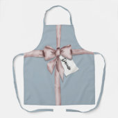 In einem rosa Bogen gefangen Schürze (Vorderseite)