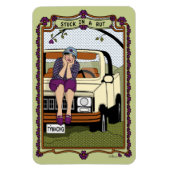 In einem Rut_A_4x6-Kühlschrank stecken Magnet (Vertikal)