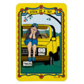 In einem Rut_B_4x6-Kühlschrank stecken Magnet (Vertikal)