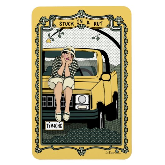 In einem Rut_C_4x6-Kühlschrank stecken Magnet (Vertikal)