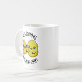 In einem seriösen Relation-Chip-Funny Food Pun Kaffeetasse (Vorderseite Links)