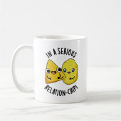 In einem seriösen Relation-Chip-Funny Food Pun Kaffeetasse (Links)