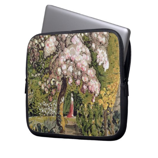 In einem Shoreham Garten (w/c) Laptopschutzhülle (Vorderseite Links)