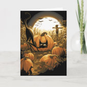 In einem Spooky-Pflaster gefangen Karte (Vorderseite)