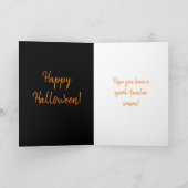 In einem Spooky-Pflaster gefangen Karte (Innenseite)