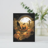 In einem Spooky-Pflaster gefangen Postkarte (Stehend Vorderseite)