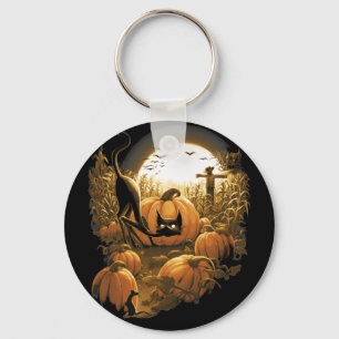 In einem Spooky-Pflaster gefangen Schlüsselanhänger
