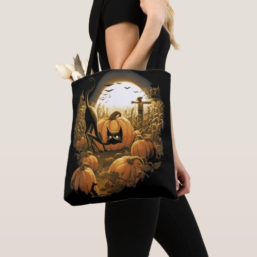 In einem Spooky-Pflaster gefangen Tasche (Von Nahem)