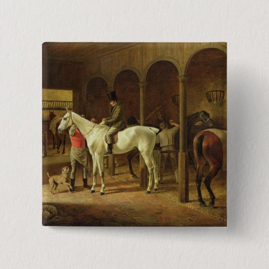 In einem Stall Button (Vorderseite)