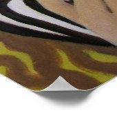 In einem Strandhandtuch/Poster eingepackt Poster (Ecke)