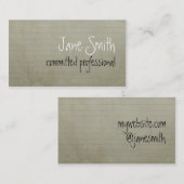 In einem Stück Papier Visitenkarte (Vorne/Hinten)