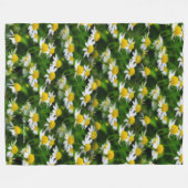 In einem traumhaften Feld der Kamille Fleecedecke (Vorderseite (Horizontal))
